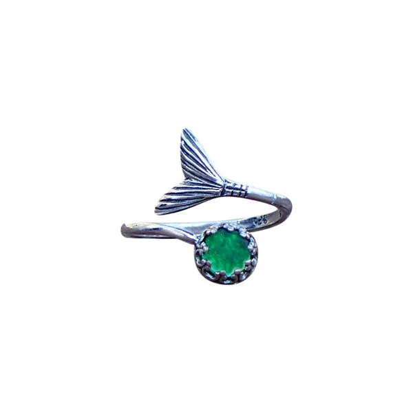 Mermaid Ring in Sterling Silver Bottled Up Designs Rings