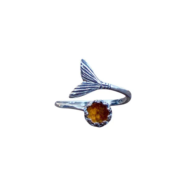 Mermaid Ring in Sterling Silver Bottled Up Designs Rings
