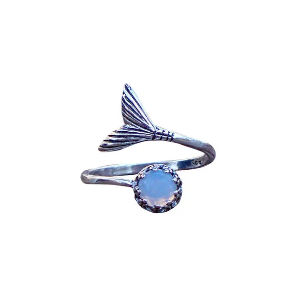 Mermaid Ring in Sterling Silver Bottled Up Designs Rings