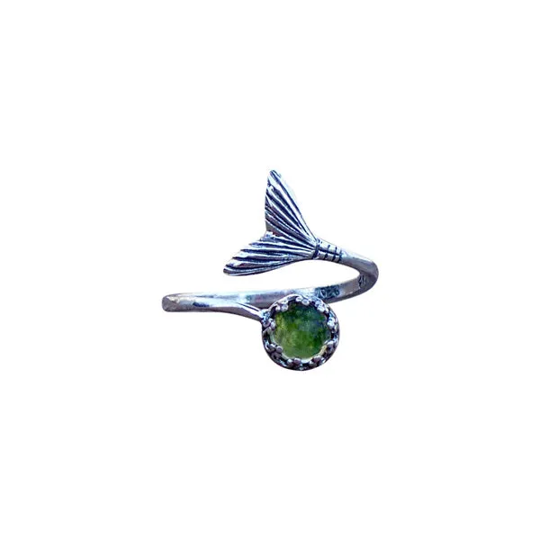 Mermaid Ring in Sterling Silver Bottled Up Designs Rings