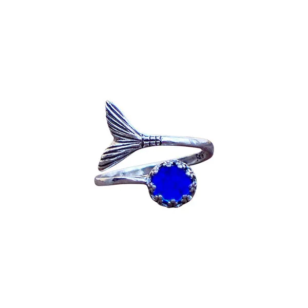 Mermaid Ring in Sterling Silver Bottled Up Designs Rings