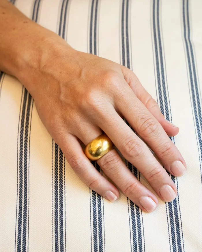 Bell Bird Antiques Rings Vintage Oversized Dome Ring Reserved