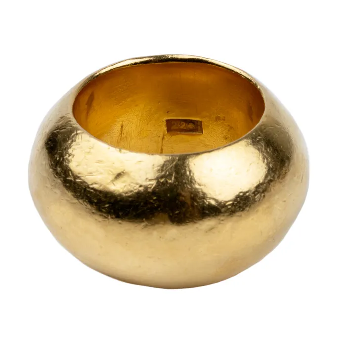 Bell Bird Antiques Rings Vintage Oversized Dome Ring Reserved