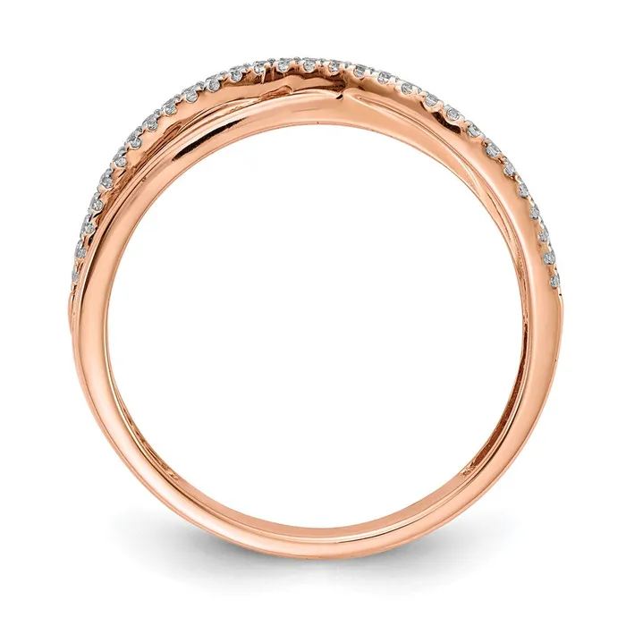 14k Rose Gold Real Diamond Ring Goldiacom Rings
