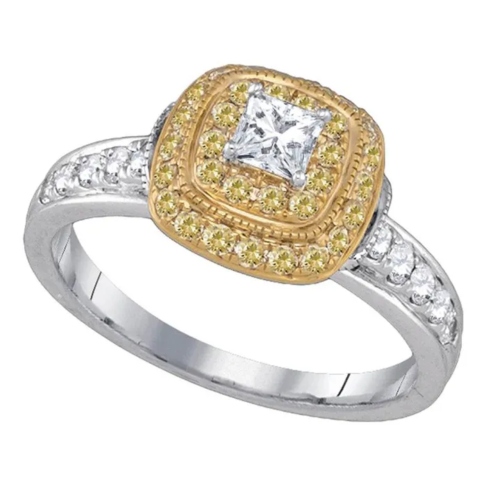 14k White Gold Princess Diamond Solitaire Bridal Engagement Ring 78 Cttw gndatlanta Rings 14k White Gold Princess Diamond Solitaire Bridal Engagement Ring 78 Cttw gndatlanta Rings