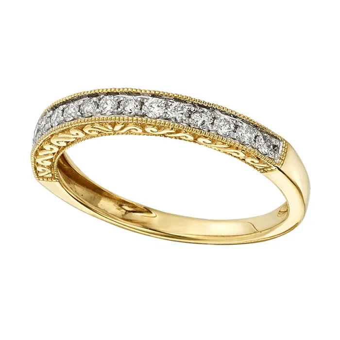 Goldia Rings 025 CT TW Certified Natural Diamond Anniversary Band in Solid 14K Gold II2 Goldia Rings 025 CT TW Certified Natural Diamond Anniversary Band in Solid 14K Gold II2