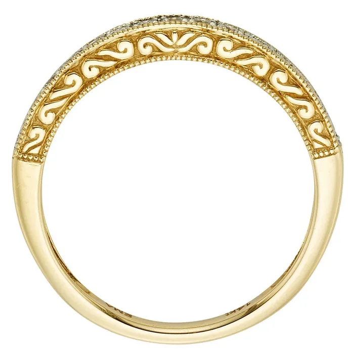 Goldia Rings 025 CT TW Certified Natural Diamond Anniversary Band in Solid 14K Gold II2 Goldia Rings 025 CT TW Certified Natural Diamond Anniversary Band in Solid 14K Gold II2