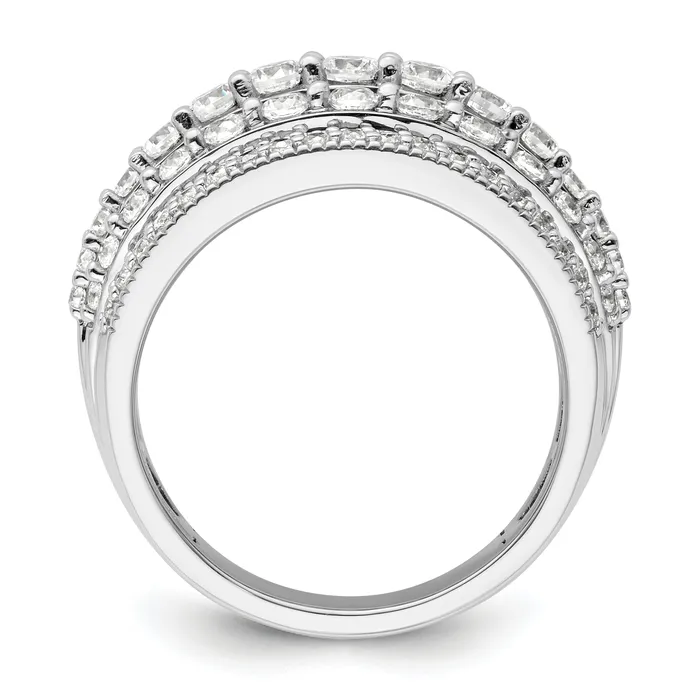 Goldia Rings 14k White Gold 1 12 Ct Lab Grown Diamond VSSI G Fashion Ring