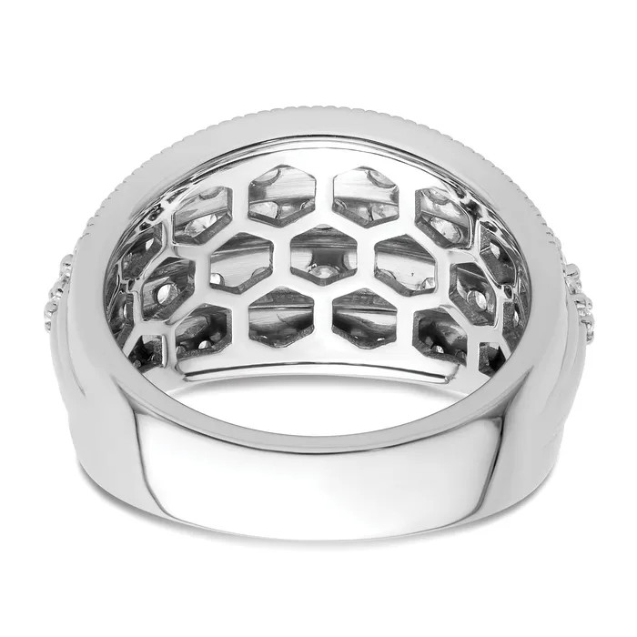 Goldia Rings 14k White Gold 1 12 Ct Lab Grown Diamond VSSI G Fashion Ring