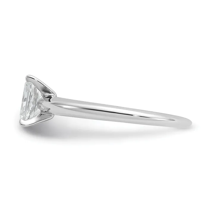 Goldia Rings 14k White Gold 34 Ct Certified Lab Grown Diamond VSSI G Radiant Solitare Engagement Ring