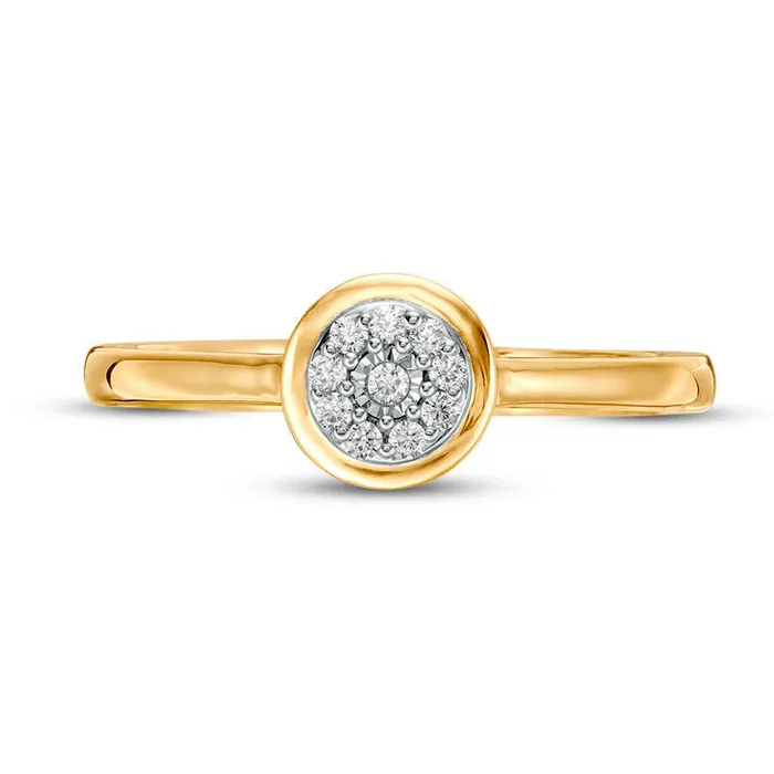Goldia Rings Engravable 007 CT TW Composite Natural Diamond Promise Ring in Solid 10K White Yellow or Rose Gold 1 Line Goldia Rings Engravable 007 CT TW Composite Natural Diamond Promise Ring in Solid 10K White Yellow or Rose Gold 1 Line