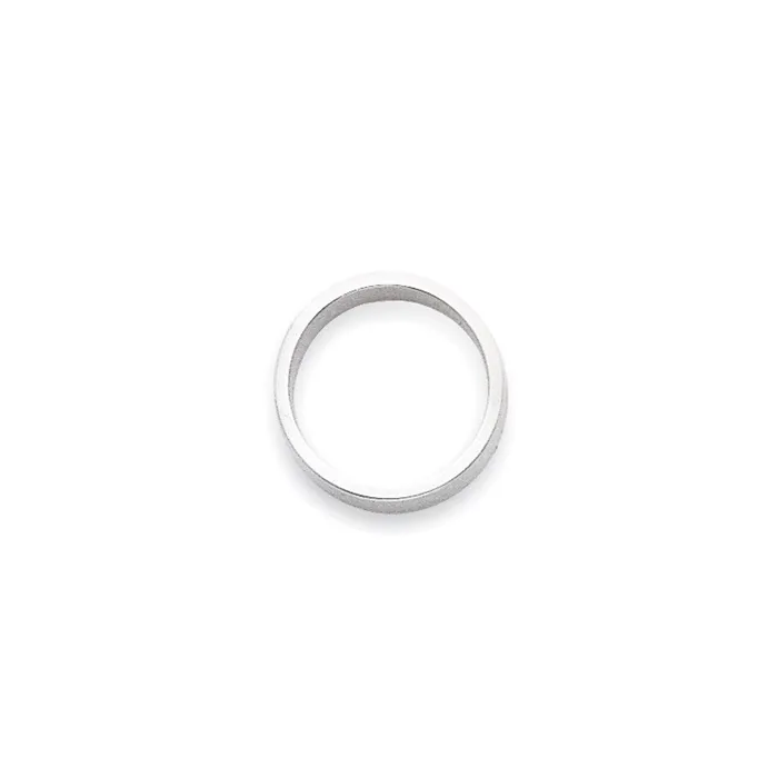 Goldia Rings Solid 10K White Gold 2mm Light Weight Flat MensWomens Wedding Band Ring Size 6 Goldia Rings Solid 10K White Gold 2mm Light Weight Flat MensWomens Wedding Band Ring Size 6