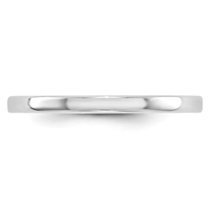 Goldia Rings Solid 10K White Gold 2mm Light Weight Flat MensWomens Wedding Band Ring Size 6 Goldia Rings Solid 10K White Gold 2mm Light Weight Flat MensWomens Wedding Band Ring Size 6