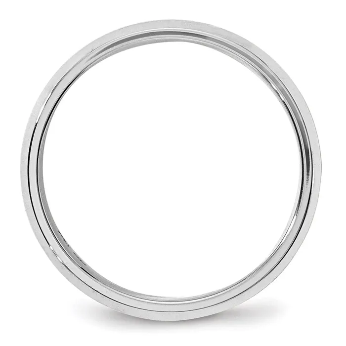 Goldia Rings Solid 10K White Gold 6mm Bevel Edge Comfort Fit MensWomens Wedding Band Ring Size 12 Goldia Rings Solid 10K White Gold 6mm Bevel Edge Comfort Fit MensWomens Wedding Band Ring Size 12