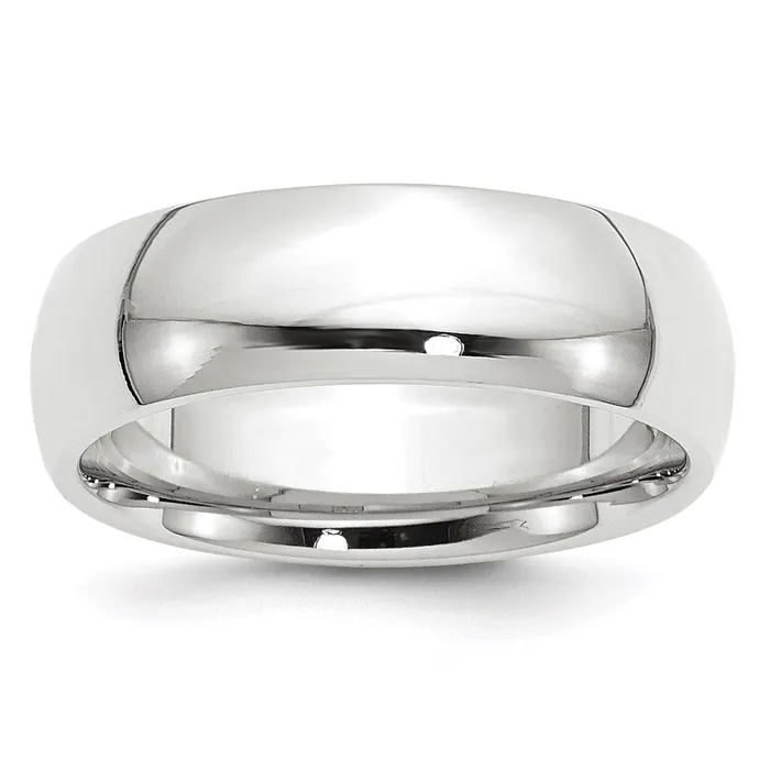 Goldia Rings Solid 10K White Gold 7mm Standard Comfort Fit MensWomens Wedding Band Ring Size 13 Goldia Rings Solid 10K White Gold 7mm Standard Comfort Fit MensWomens Wedding Band Ring Size 13