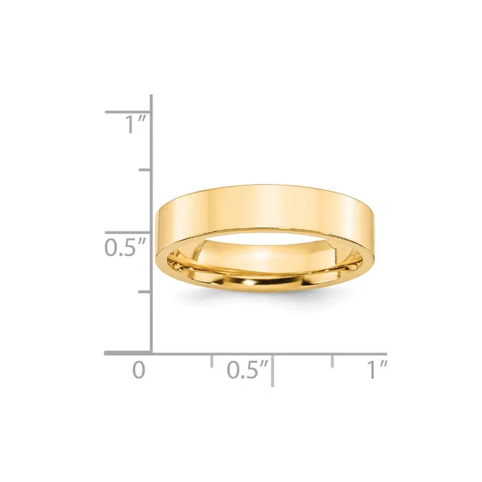 Goldia Rings Solid 10K Yellow Gold 5mm Standard Flat Comfort Fit MensWomens Wedding Band Ring Size 55 Goldia Rings Solid 10K Yellow Gold 5mm Standard Flat Comfort Fit MensWomens Wedding Band Ring Size 55