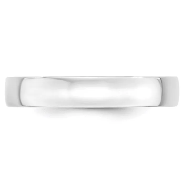 Goldia Rings Solid 14K White Gold 4mm Light Weight Comfort Fit MensWomens Wedding Band Ring Size 105 Goldia Rings Solid 14K White Gold 4mm Light Weight Comfort Fit MensWomens Wedding Band Ring Size 105