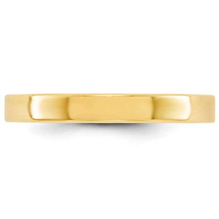 Goldia Rings Solid 14K Yellow Gold 3mm Light Weight Flat MensWomens Wedding Band Ring Size 75 Goldia Rings Solid 14K Yellow Gold 3mm Light Weight Flat MensWomens Wedding Band Ring Size 75