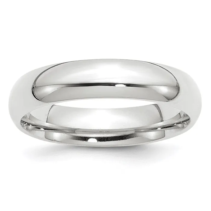 Goldia Rings Solid 18K White Gold 5mm Standard Comfort Fit MensWomens Wedding Band Ring Size 135 Goldia Rings Solid 18K White Gold 5mm Standard Comfort Fit MensWomens Wedding Band Ring Size 135