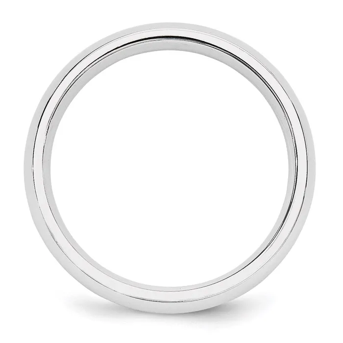 Goldia Rings Solid 18K White Gold 5mm Standard Comfort Fit MensWomens Wedding Band Ring Size 135 Goldia Rings Solid 18K White Gold 5mm Standard Comfort Fit MensWomens Wedding Band Ring Size 135
