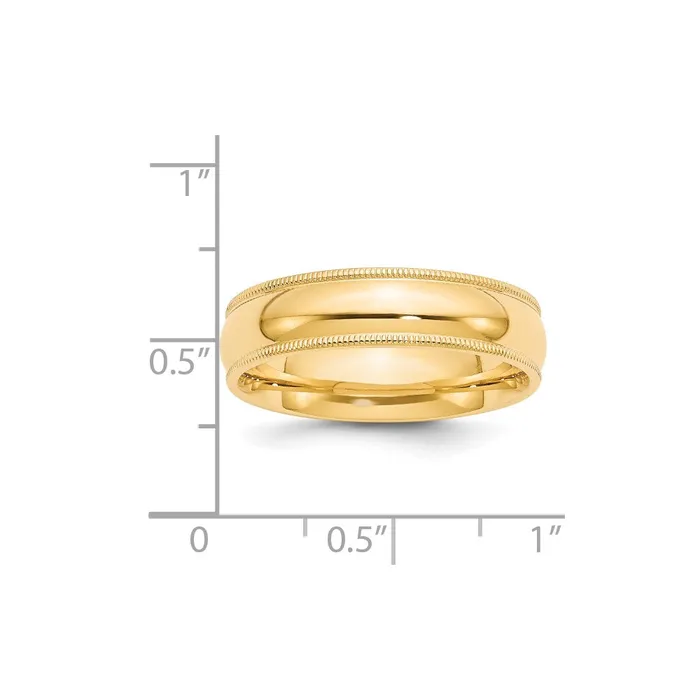 Goldia Rings Solid 18K Yellow Gold 6mm Milgrain Comfort Wedding MensWomens Wedding Band Ring Size 4 Goldia Rings Solid 18K Yellow Gold 6mm Milgrain Comfort Wedding MensWomens Wedding Band Ring Size 4