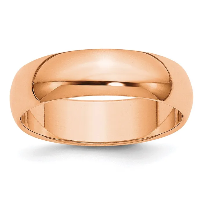 Goldia Solid 14K Yellow Gold Rose Gold 6mm Half Round MensWomens Wedding Band Ring Size 14 Rings Goldia Solid 14K Yellow Gold Rose Gold 6mm Half Round MensWomens Wedding Band Ring Size 14 Rings