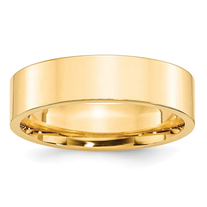Goldia Solid 18K Yellow Gold 6mm Standard Flat Comfort Fit MensWomens Wedding Band Ring Size 95 Rings Goldia Solid 18K Yellow Gold 6mm Standard Flat Comfort Fit MensWomens Wedding Band Ring Size 95 Rings
