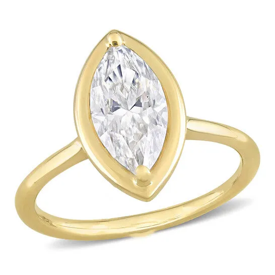 JMS always Original Amour 1 12 CT TGW Created MoissaniteWhite Fashion Ring 10k Yellow Gold Rings JMS always Original Amour 1 12 CT TGW Created MoissaniteWhite Fashion Ring 10k Yellow Gold Rings