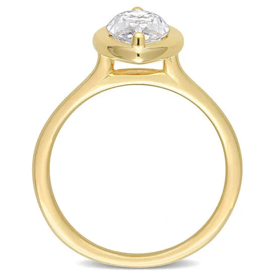 JMS always Original Amour 1 12 CT TGW Created MoissaniteWhite Fashion Ring 10k Yellow Gold Rings JMS always Original Amour 1 12 CT TGW Created MoissaniteWhite Fashion Ring 10k Yellow Gold Rings