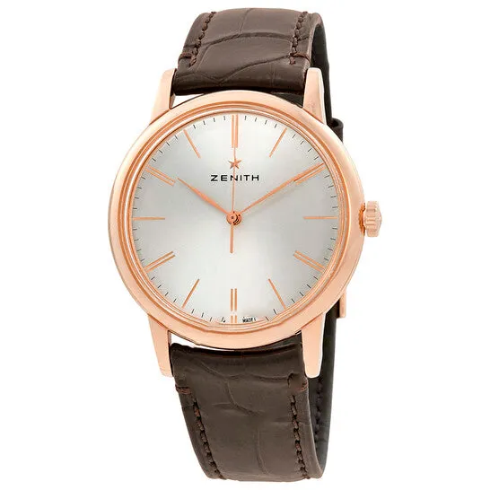 JMS always Rings Original Zenith Classic Automatic 18kt Rose Gold Silver Dial Mens Watch 18229067901C498 JMS always Rings Original Zenith Classic Automatic 18kt Rose Gold Silver Dial Mens Watch 18229067901C498