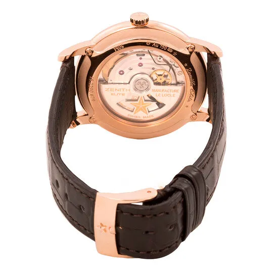 JMS always Rings Original Zenith Classic Automatic 18kt Rose Gold Silver Dial Mens Watch 18229067901C498 JMS always Rings Original Zenith Classic Automatic 18kt Rose Gold Silver Dial Mens Watch 18229067901C498