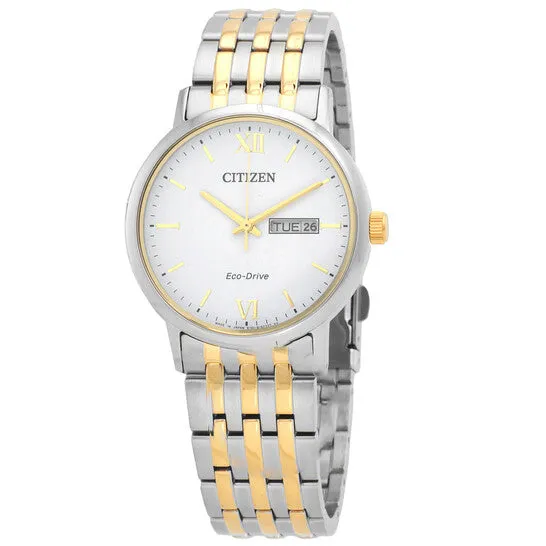 Original Citizen EcoDrive White Dial TwoTone Mens Watch BM901482A JMS always Rings Original Citizen EcoDrive White Dial TwoTone Mens Watch BM901482A JMS always Rings