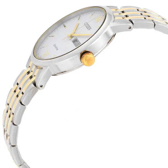 Original Citizen EcoDrive White Dial TwoTone Mens Watch BM901482A JMS always Rings Original Citizen EcoDrive White Dial TwoTone Mens Watch BM901482A JMS always Rings