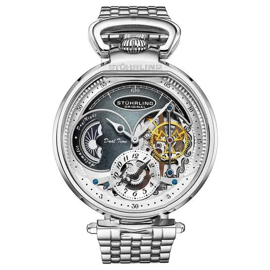 Original Stuhrling Original Legacy Silvertone Dial Mens Watch M15587 JMS always Rings Original Stuhrling Original Legacy Silvertone Dial Mens Watch M15587 JMS always Rings