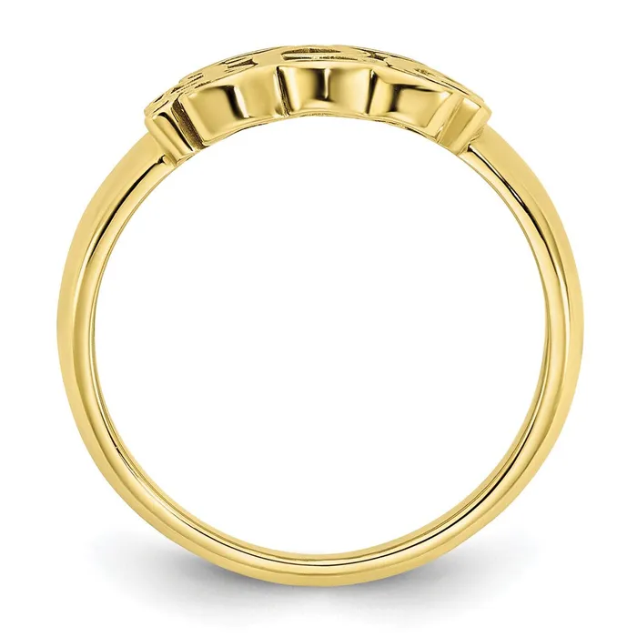 Rings 10K Yellow Gold Monogram Signet Ring Goldia