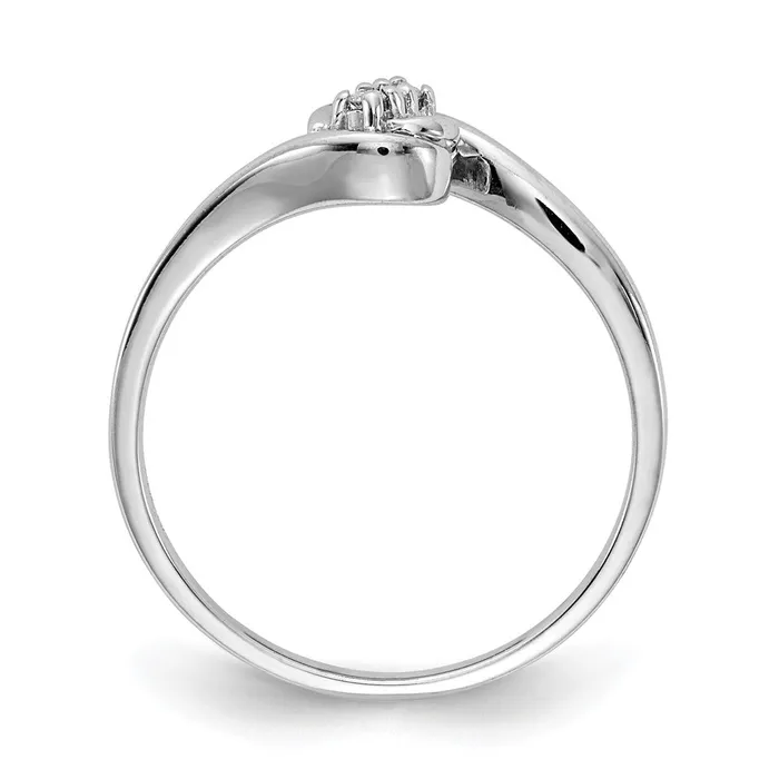 Rings 14k White Gold AA Real Diamond ring Goldiacom