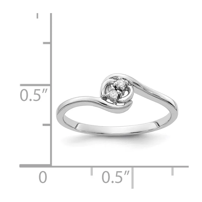Rings 14k White Gold AA Real Diamond ring Goldiacom