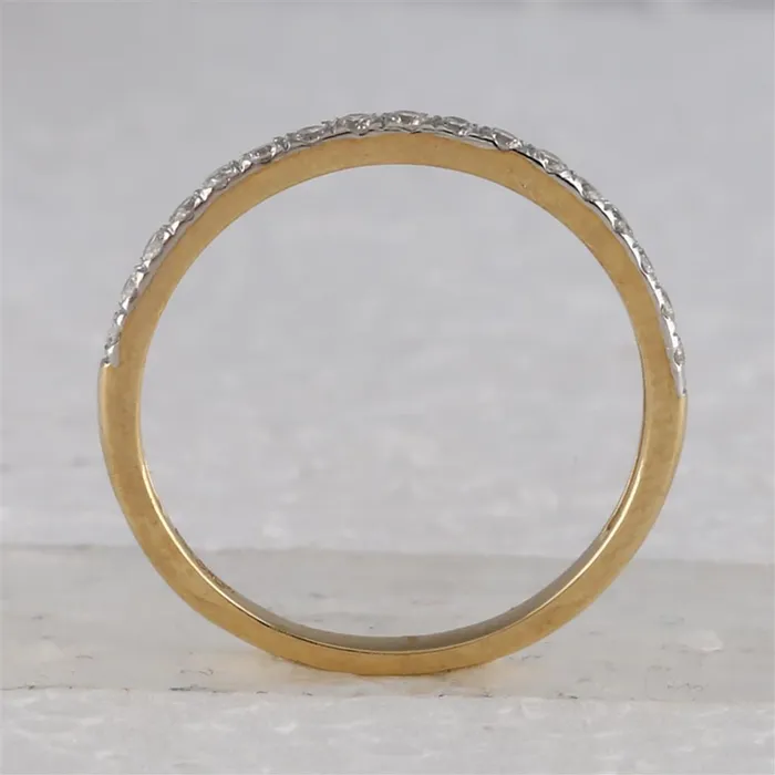 Rings gndatlanta 10k Yellow Gold Round Diamond Bridal Wedding Ring Set 1 Cttw Certified