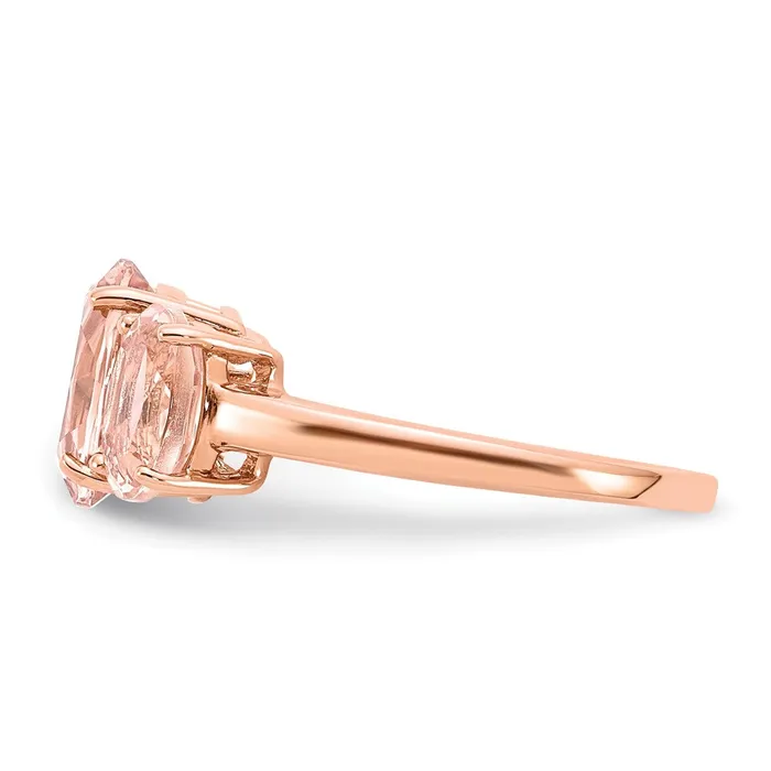 Rings Goldia 14k Rose Gold Morganite Ring