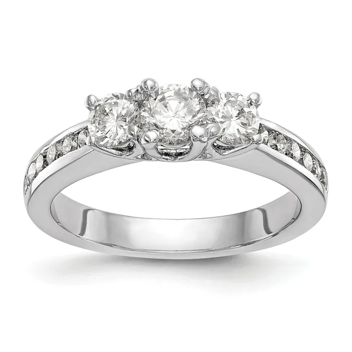 Rings Goldia 14k White Gold 58 Ct Lab Grown Diamond VSSI G Three Stone Engagement Ring Rings Goldia 14k White Gold 58 Ct Lab Grown Diamond VSSI G Three Stone Engagement Ring