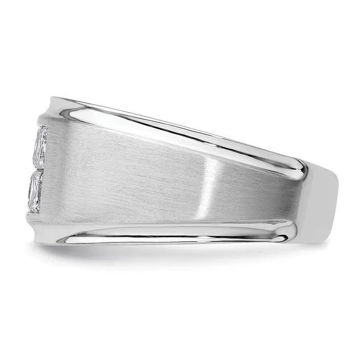 Rings Goldia 14k White Gold 78 Ct Lab Grown Diamond VSSI G Mens Ring