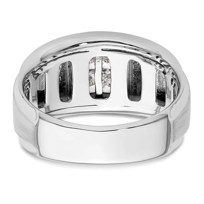 Rings Goldia 14k White Gold 78 Ct Lab Grown Diamond VSSI G Mens Ring