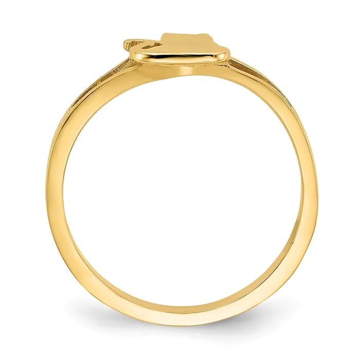 Rings Goldia 14K Yellow Gold Polished Cat Ring