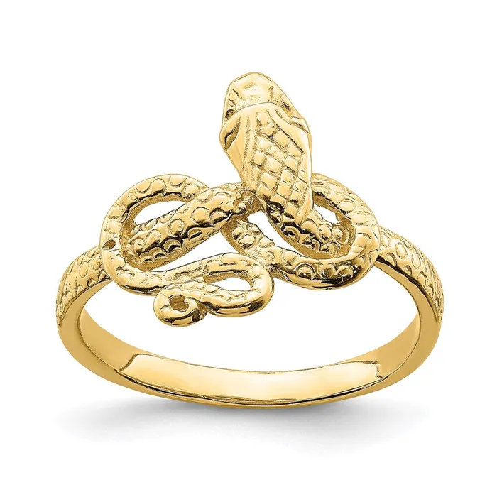 Rings Goldia 14K Yellow Gold Snake Ring