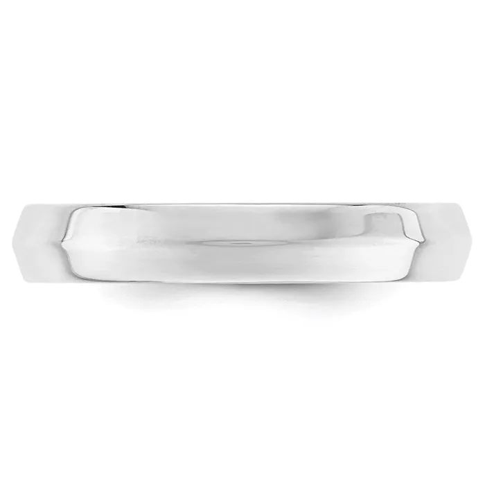 Rings Goldia Solid 10K White Gold 4mm Knife Edge Comfort Fit MensWomens Wedding Band Ring Size 125 Rings Goldia Solid 10K White Gold 4mm Knife Edge Comfort Fit MensWomens Wedding Band Ring Size 125