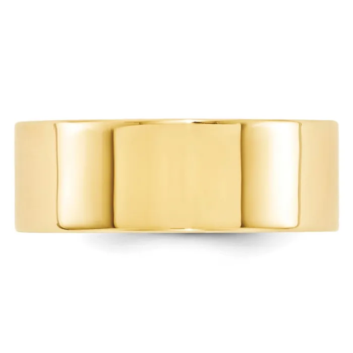 Rings Goldia Solid 10K Yellow Gold 8mm Standard Flat Comfort Fit MensWomens Wedding Band Ring Size 9 Rings Goldia Solid 10K Yellow Gold 8mm Standard Flat Comfort Fit MensWomens Wedding Band Ring Size 9