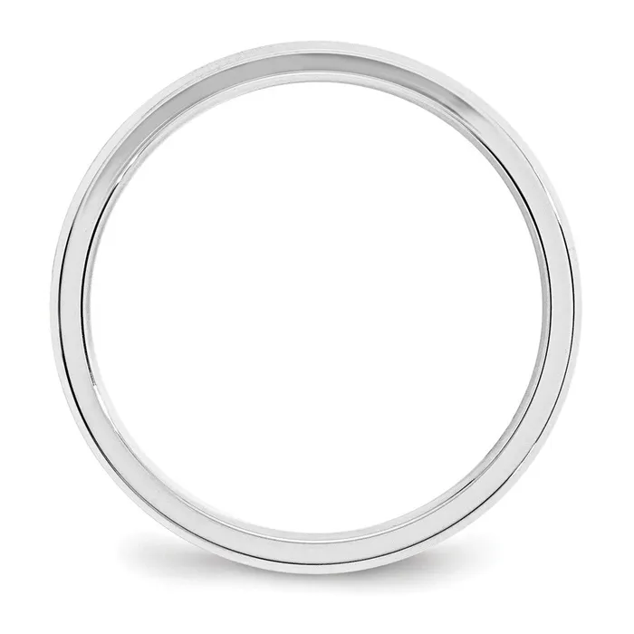 Rings Goldia Solid 14K White Gold 3mm Bevel Edge Comfort Fit MensWomens Wedding Band Ring Size 45 Rings Goldia Solid 14K White Gold 3mm Bevel Edge Comfort Fit MensWomens Wedding Band Ring Size 45