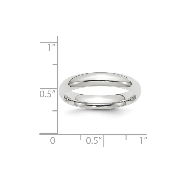 Rings Goldia Solid 14K White Gold 4mm Standard Comfort Fit MensWomens Wedding Band Ring Size 135 Rings Goldia Solid 14K White Gold 4mm Standard Comfort Fit MensWomens Wedding Band Ring Size 135