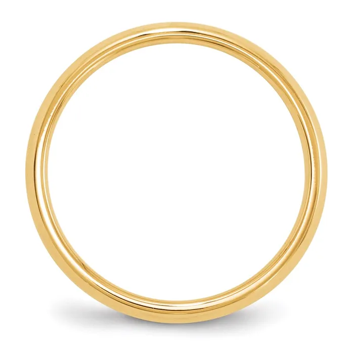 Rings Goldia Solid 14K Yellow Gold 25mm Knife Edge Comfort Fit MensWomens Wedding Band Ring Size 55