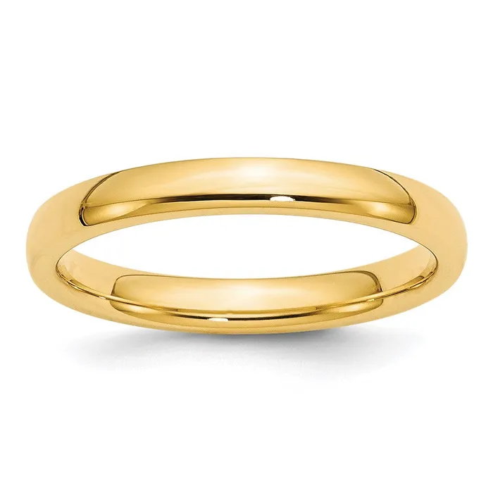 Rings Goldia Solid 14K Yellow Gold 3mm Comfort Fit MensWomens Wedding Band Ring Size 7 Rings Goldia Solid 14K Yellow Gold 3mm Comfort Fit MensWomens Wedding Band Ring Size 7